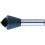 Fraise à ébavurer, 90°, Ø de la tête : 60,0 mm, Long. totale 166 mm, Ø queue 20 mm, Capacité de lamage : 40-50 mm