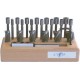 Jeu de fraises à lamer à pilote interchangeable dans un socle en bois, Taille : 01, Capacité de lamage 5-9 mm