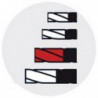 Fraise cylindrique longue, 4 dents, 30°, en carbure monobloc, Fire, Ø d1 - h10 : 9,0 mm, Long. totale l1 72 mm, Long. coupe l2 19 mm