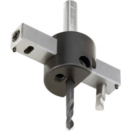 Outil trépan type Liliput, Modèle de queue : Queue cylindrique 10 mm Ø, Capacité de coupe 18-80 mm