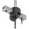 Outil trépan type Liliput, Modèle de queue : Queue cylindrique 10 mm Ø, Capacité de coupe 18-80 mm