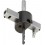Outil trépan type Liliput, Modèle de queue : Queue cylindrique 10 mm Ø, Capacité de coupe 18-80 mm