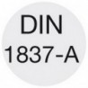 Lame de scie circulaire à métaux en acier à coupe rapide, DIN 1837 A, dents droites, denture fine, Ø j15 : 50 mm, Larg. : j11 2,0 mm