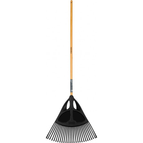 Brosse à feuilles XL Classic 27 dents avec manche en bois (Par 5)