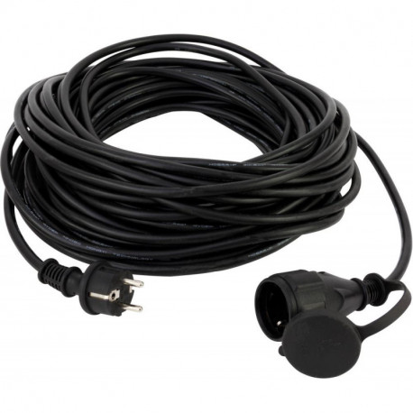 Rallonge 50m H05RR-F 3G1,5 IP44 noir (Par 2)