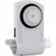 Minuteur mécanique Twintime blanc (Par 3)