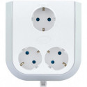 Rallonge de prise MultiPower 3 voies blanc-gris (Par 2)
