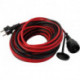 Rallonge Safeline 5m H05RR rouge noir (Par 10)