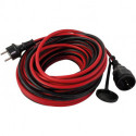 Rallonge Safeline 5m H05RR rouge noir (Par 10)