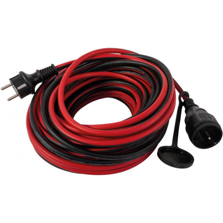 Rallonge Safeline 10m H05RR rouge noir (Par 8)