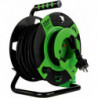Appareil tambour 25m plastique IP 44 H05RR-F3G noir-vert
