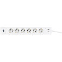 Multiprise COMBINI 6 voies blanc avec USB et ÜSS