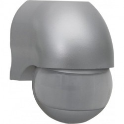 Détecteur de mouvement 180G IP44 argenté (Par 3)