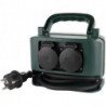 Répartiteur d'alimentation 4 sorties IP44 2m H07RN-F 3G1.5 vert-noir (Par 4)