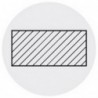 Barreau, DIN4964, forme D, plat, h x l : 20 x 5 mm, Long. totale 200 mm