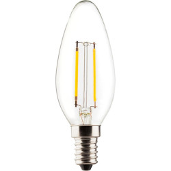 Ampoule Bougie LED 2.5W (25W) E14 245lm 2700K Rétro LED HD Bougie LED 2.5W (25W)