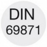 Mandrin de serrage méplat System Weldon, porte-outils DIN 69871, d1 : 18 mm, ISO 40, a 100 mm, d2 : 50 mm