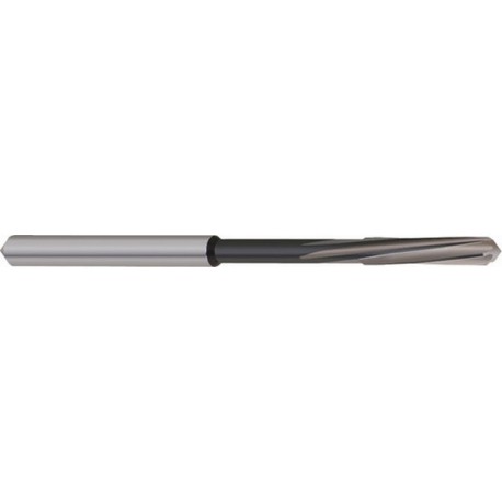 Alésoir mécanique CN à queue cylindrique, HSSE, Ø nominal : 3,03 mm, Long. totale 65 mm, Lames de 16 mm, queue Ø 4 mm