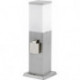Colonne de prise 2-voies Inox Ledar m. Lichtquelle (Par 6)