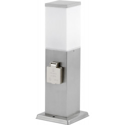 Colonne de prise 2-voies Inox Ledar m. Lichtquelle (Par 6)