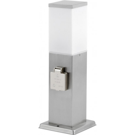 Colonne de prise 2-voies Inox Ledar m. Lichtquelle (Par 6)