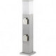 Colonne de prise 4-sorties Inox Ledar m. Lichtquelle (Par 6)