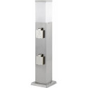 Colonne de prise 4-sorties Inox Ledar m. Lichtquelle (Par 6)