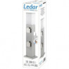 Colonne de prise 4-sorties Inox Ledar m. Lichtquelle (Par 6)