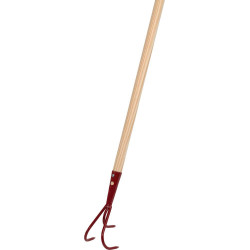 Cultivateur avec manche en pin