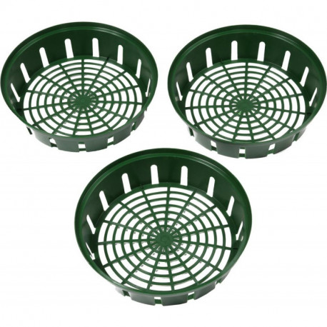 Lot de 3 bols ronds pour bulbes à fleurs 