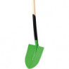 Pelle Francfort 260mm acier vert avec manche