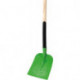 Pelle 245mm acier vert avec manche