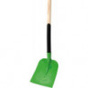 Pelle 245mm acier vert avec manche