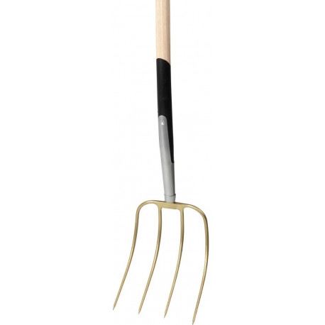Fourche à fumier 220mm 4 dents avec manche 