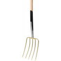 Fourche à compost 210mm 5 dents avec une longueur totale de 1,39 m