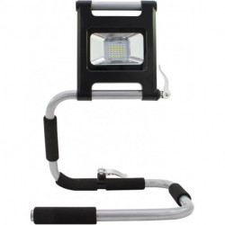 Spot LED à piles Flat 18W argent-noir (Par 5)