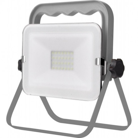 Projecteur LED Mirano 20W argenté-blanc sur pied (Par 2)