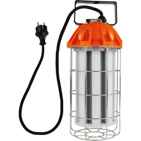 Lampe de travail LED Power Bulb gris-orange 