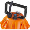 Lampe de travail LED Power Bulb gris-orange 