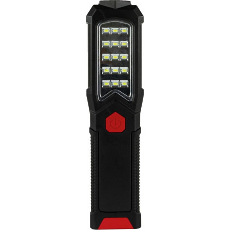 Lampe de travail LED Torch noir-rouge (Par 3)