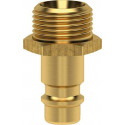 Mamelon enfichable pour raccord NW 72mm Laiton série ES AG G1/4 LÜDECKE