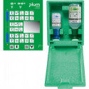 Poste d'urgence oculaire comprenant 2 flacons (500ml200ml) boîtier mural