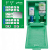 Poste d'urgence oculaire comprenant 2 flacons (500ml200ml) boîtier mural