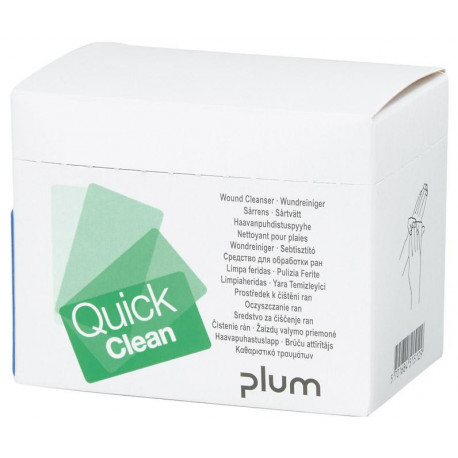 Nettoyant pour plaies QuickClean boîte de 20 pièces