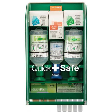 Poste de premiers secours QuickSafe Box Complete