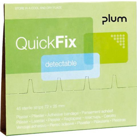 Recharge QuickFix avec 45 pansements. Bleue