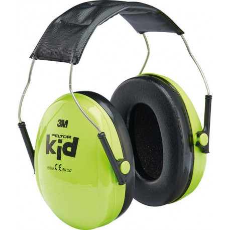 Casque abti bruit Peltor Kid vert 3M