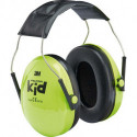 Casque abti bruit Peltor Kid vert 3M