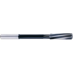 Alésoir mécanique CN à queue cylindrique, HSSE, Ø nominal : 18,00 mm, Long. totale 182 mm, Lames de 56 mm, queue Ø 14 mm