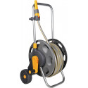 Hozelock 2434R0000 Dévidoir chariot assemblé avec tuyau de 30 m